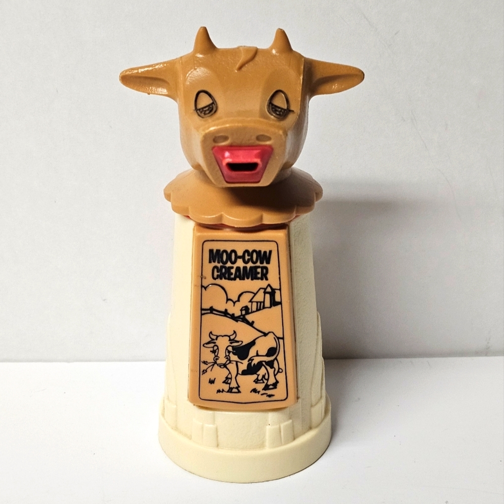 Vintage 1960's Moo-Cow Creamer by Whirley Industries Patents Pending